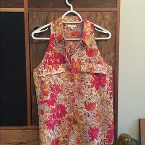 Anthropology sleeveless shirt.